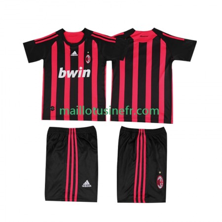 Maillot de Foot AC Milan 2008 2009 Domicile Retro - Enfant Maillot de Foot AC Milan 2008 2009 Domicile Retro - Enfant
